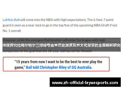 深度探究拉梅尔鲍尔三球绰号由来历史渊源及其文化背景的全面解析研究