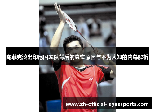 陶菲克淡出印尼国家队背后的真实原因与不为人知的内幕解析