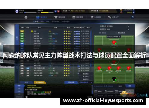 阿森纳球队常见主力阵型战术打法与球员配置全面解析