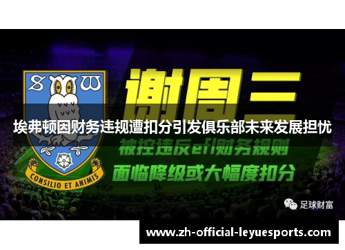 埃弗顿因财务违规遭扣分引发俱乐部未来发展担忧